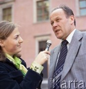 Ok. 1979, Warszawa, Polska.
Uroczystość na Zamku Królewskim w Warszawie.
Fot. Edward Grochowicz, zbiory Ośrodka KARTA