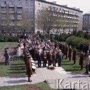 19.04.1983, Warszawa, Polska.
Obchody 40. rocznicy wybuchu powstania w getcie warszawskim.
Fot. Edward Grochowicz, zbiory Ośrodka KARTA