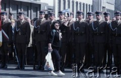 18.04.1988, Warszawa, Polska.
Otwarcie Traktu Pamięci Męczeństwa i Walki Żydów, w przeddzień obchodów 45. rocznicy powstania w getcie warszawskim.
Fot. Edward Grochowicz, zbiory Ośrodka KARTA