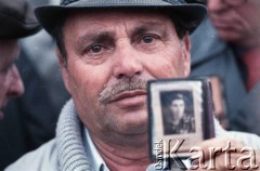 18.04.1988, Warszawa, Polska.
Otwarcie Traktu Pamięci Męczeństwa i Walki Żydów, w przeddzień obchodów 45. rocznicy powstania w getcie warszawskim.
Fot. Edward Grochowicz, zbiory Ośrodka KARTA