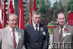 1.05.1984, Warszawa, Polska.
Obchody Święta Pracy. Członkowie Związku Bojowników o Wolność i Demokrację.
Fot. Edward Grochowicz, zbiory Ośrodka KARTA