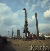6.10.1983, Warszawa, Polska.
Budowa I linii metra na odcinku wzdłuż al. Komisji Edukacji Narodowej.
Fot. Edward Grochowicz, zbiory Ośrodka KARTA