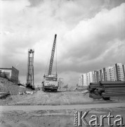 6.10.1983, Warszawa, Polska.
Budowa I linii metra na odcinku wzdłuż al. Komisji Edukacji Narodowej.
Fot. Edward Grochowicz, zbiory Ośrodka KARTA