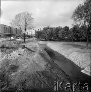 6.10.1983, Warszawa, Polska.
Potok Służewiecki.
Fot. Edward Grochowicz, zbiory Ośrodka KARTA