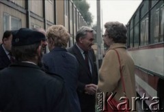 Wrzesień 1985, Warszawa, Polska.
Budowa I linii metra w Warszawie na odcinku Pole Mokotowskie - Politechnika.
Fot. Edward Grochowicz, zbiory Ośrodka KARTA