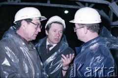 17.04.1986, Warszawa, Polska.
Wizyta Pełnomocnika ZSRR do spraw budowy metra w Warszawie.
Fot. Edward Grochowicz, zbiory Ośrodka KARTA