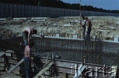 6.07.1987, Warszawa, Polska.
Budowa Stacji Techniczno-Postojowej na Kabatach.
Fot. Edward Grochowicz, zbiory Ośrodka KARTA