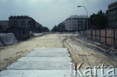 12.07.1987, Warszawa, Polska.
Budowa I liniii metra - stacja Pole Mokotowskie.
Fot. Edward Grochowicz, zbiory Ośrodka KARTA