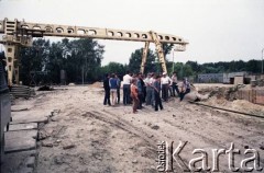 12.07.1987, Warszawa, Polska.
Budowa I linii metra.
Fot. Edward Grochowicz, zbiory Ośrodka KARTA