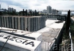 Sierpień 1988, Warszawa, Polska.
Budowa tunelu I linii metra wzdłuż al. Komisji Edukacji Narodowej.
Fot. Edward Grochowicz, zbiory Ośrodka KARTA