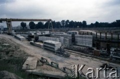 Sierpień 1988, Warszawa, Polska.
Budowa I linii metra.
Fot. Edward Grochowicz, zbiory Ośrodka KARTA