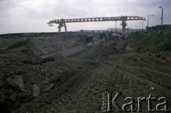 Sierpień 1988, Warszawa, Polska.
Budowa I linii metra.
Fot. Edward Grochowicz, zbiory Ośrodka KARTA