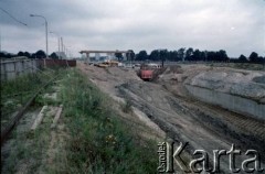 Sierpień 1988, Warszawa, Polska.
Budowa I linii metra.
Fot. Edward Grochowicz, zbiory Ośrodka KARTA