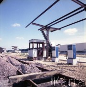 Lipiec 1989, Warszawa, Polska.
Budowa Stacji Techniczno-Postojowej 