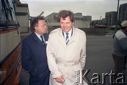 Lata 80., Warszawa, Polska.
Zwiedzanie I linii metra.
Fot. Edward Grochowicz, zbiory Ośrodka KARTA
