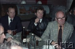 Lata 80., Warszawa, Polska.
Spotkanie dotyczące budowy I linii metra.
Fot. Edward Grochowicz, zbiory Ośrodka KARTA