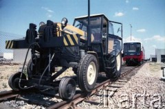 Ok. 1990, Warszawa, Polska.
Stacja Techniczno - Postojowa 