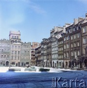 Lata 60., Warszawa, Polska.
Rynek Starego Miasta.
Fot. Edward Grochowicz, zbiory Ośrodka KARTA