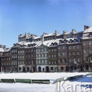 Lata 60., Warszawa, Polska.
Rynek Starego Miasta.
Fot. Edward Grochowicz, zbiory Ośrodka KARTA