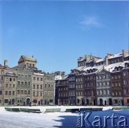 Lata 60., Warszawa, Polska.
Rynek Starego Miasta.
Fot. Edward Grochowicz, zbiory Ośrodka KARTA