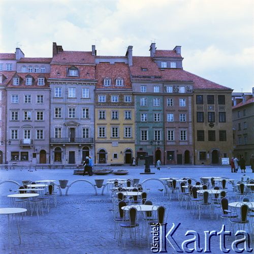 Ok. 1967, Warszawa, Polska.
Rynek Starego Miasta.
Fot. Edward Grochowicz, zbiory Ośrodka KARTA