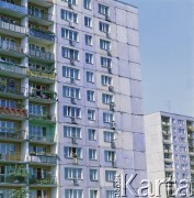 Lata 70., Warszawa, Polska.
Osiedle mieszkaniowe.
Fot. Edward Grochowicz, zbiory Ośrodka KARTA