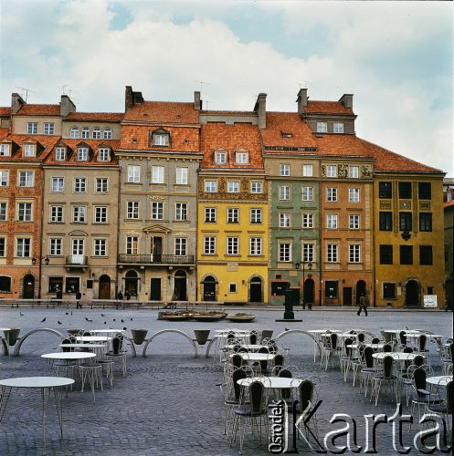 Ok. 1967, Warszawa, Polska.
Rynek Starego Miasta.
Fot. Edward Grochowicz, zbiory Ośrodka KARTA
