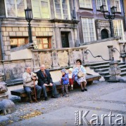 Lata 80., Gdańsk, Polska.
Długi Targ.
Fot. Edward Grochowicz, zbiory Ośrodka KARTA