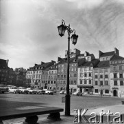 Lata 60., Warszawa, Polska.
Rynek Starego Miasta.
Fot. Edward Grochowicz, zbiory Ośrodka KARTA