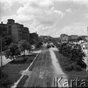 Lata 60., Warszawa, Polska.
Ulica Grochowska.
Fot. Edward Grochowicz, zbiory Ośrodka KARTA