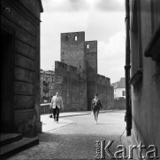 Lata 60., Warszawa, Polska.
Mury obronne Starego Miasta.
Fot. Edward Grochowicz, zbiory Ośrodka KARTA