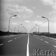Lata 60., Warszawa, Polska.
Most Gdański, widok na stronę praską.
Fot. Edward Grochowicz, zbiory Ośrodka KARTA