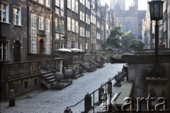 Lata 80., Gdańsk, Polska.
Ulica Mariacka.
Fot. Edward Grochowicz, zbiory Ośrodka KARTA