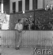 Lata 60., Polska.
Wystawa psów rasowych. 
Fot. Edward Grochowicz, zbiory Ośrodka KARTA