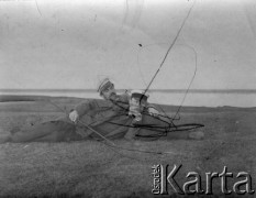 1904-1905, Jakuck, Cesarstwo Rosyjskie.
Dwaj mężczyźni w czapkach.
Fot. NN, kolekcja Zygmunta Lewańskiego, udostępnił Julian Lewański

