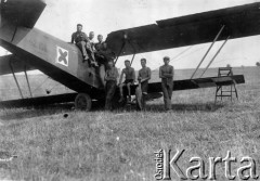 1918-1939, Polska.
Katastrofa płatowca typu Potez 25.
Fot. NN, zbiory Ośrodka KARTA, kolekcja Bronisława Voigta udostepniła Alicja Wojciechowska
