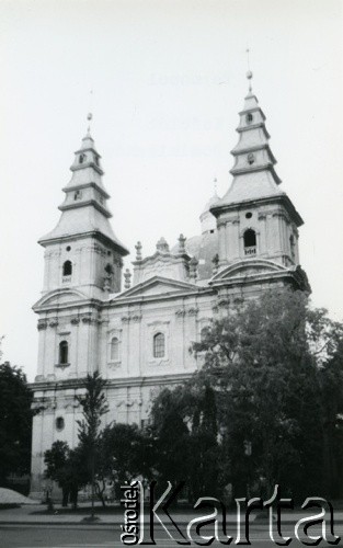 Po 1945, Tarnopol, Ukraińska SRR, ZSRR.
Kościół Dominikanów.
Fot. NN, zbiory Ośrodka KARTA, kolekcja Juliusza Solarskiego [AW III/156]