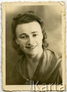 Przed wrześniem 1939, Polska.
Teresa Piórko z domu Czyż.
Fot. NN, zbiory Ośrodka KARTA, kolekcja Wiktora Szymaka [AW III/466]