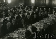 31.01.1937, Warszawa, Polska.
Zjazd koleżeński absolwentów Wyższej Szkoły Ogrodniczej (W.S.O.).
Fot. W. Złakowski, zbiory Ośrodka KARTA, kolekcja Emilii Kobylańskiej [AW III/620]