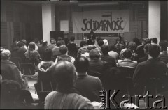 6.03.1982. Szwecja.
Seminarium dotyczące sytuacji w Polsce.
Fot. NN, zbiory Ośrodka KARTA, przekazali Elżbieta i Jakub Święciccy 
   
