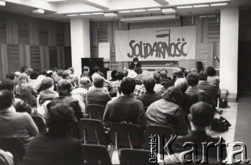 6.03.1982. Szwecja.
Seminarium dotyczące sytuacji w Polsce.
Fot. NN, zbiory Ośrodka KARTA, przekazali Elżbieta i Jakub Święciccy 
   
