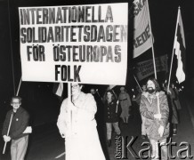 7.11.1983, Szwecja.
Demonstracja wspierająca m.in. działalność 