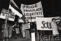 7.11.1983, Szwecja.
Demonstracja wspierająca m.in. działalność 