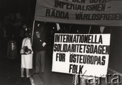 7.11.1983, Szwecja.
Demonstracja wspierająca m.in. działalność 