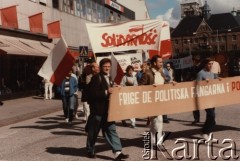 22-25.08.1986, Lund, Szwecja. 
Demonstracja prosolidarnościowa podczas europejskiego zjazdu CSSO - 