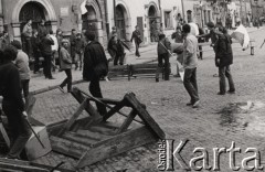 3.05.1982, Warszawa, Polska.
Manifestacja niezależna na Starym Mieście. Starcie manifestantów z milicją.
Fot. NN, zbiory Ośrodka KARTA, przekazali Elżbieta i Jakub Święciccy