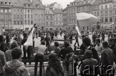 3.05.1982, Warszawa, Polska.
Manifestacja niezależna na Starym Mieście. Starcie manifestantów z milicją.
Fot. NN, zbiory Ośrodka KARTA, przekazali Elżbieta i Jakub Święciccy