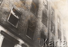 Grudzień 1970, Szczecin, Polska.
Spalony - podczas tzw. wydarzeń grudniowych - gmach Komitetu Wojewódzkiego PZPR przy pl. Żołnierza Polskiego. 
Fot. KL, zbiory Ośrodka KARTA, przekazali Elżbieta i Jakub Święciccy