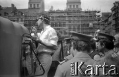 19.06.1988, Warszawa, Polska.
Happening Pomarańczowej Alternatywy 