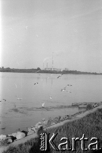 1989, Warszawa, Polska.
Elektrociepłownia Żerań od strony Bielan.
Fot. Artur Polit, zbiory Fundacji Ośrodka KARTA